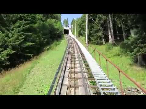 Standseilbahn 3711.01 Niesenbahn Mülenen - Schwandegg Bergfahrt - funicular