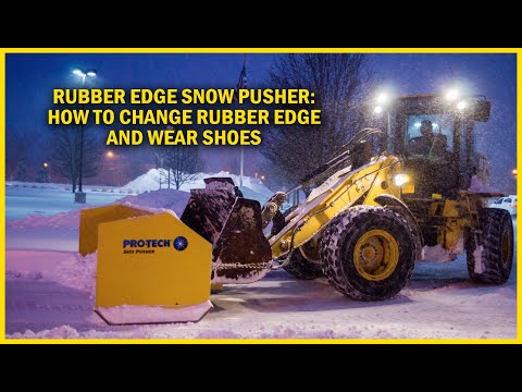 How to Change the Rubber Cutting Edge and Wear Shoes - Pro-Tech Sno Pusher