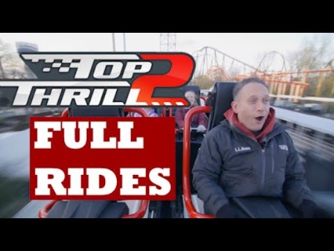 Top Thrill 2 FULL RIDES - Rider cam, Drone Cam, POV - Cedar Point,  Sandusky Ohio