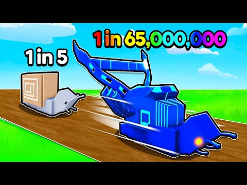 I Used MAX LUCK To Get FASTEST Snail in Roblox Snail RNG!