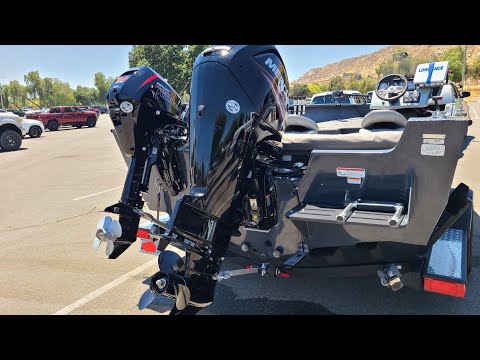 Mercury 9.9 EFI kicker motor full install onto Tracker Pro Guide V-175.