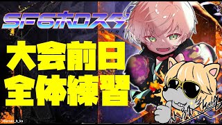 #SF6ホロスタ大会【ストリートファイター6】前日総決算乱取り稽古！【律可/ホロスターズ】