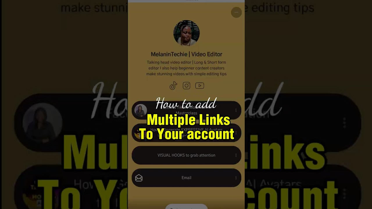 How to Add multiple links to your social media accounts #linktree#linkinbio