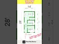 Two bedroom house plan Low budget building design simple home design floor plan