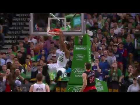 Marcus Smart Bangs Home the Oop from Turner