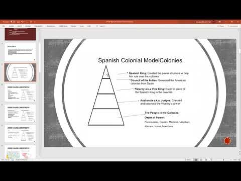 Lesson 18 Spanish  Colonial Administration