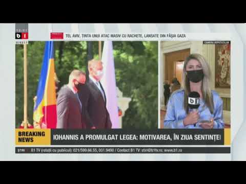 LEGE CU IMPACT MAJOR IN JUSTITIE - IOHANNIS A PROMULGAT LEGEA: MOTIVAREA IN ZIUA SENTINTEI_Stiri B1