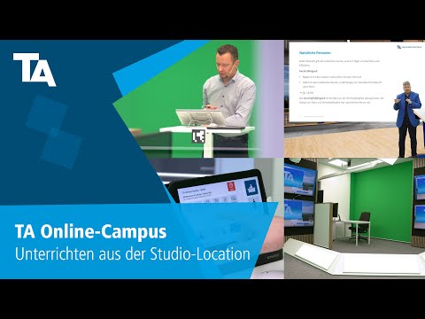 TA Online-Campus - Unterrichten aus der Studio-Location