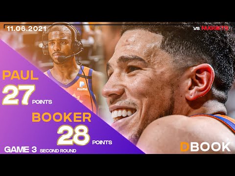 Chris Paul & Devin Booker vs Nuggets ● R2 G3 ● 11.06.2021 ● Paul 27 POINTS - 8 ASTS & Booker 28 PTS!