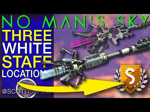 Three White Staff Locations - Euclid - S-class & A-Class - No Man's Sky Update - NMS Scottish Rod