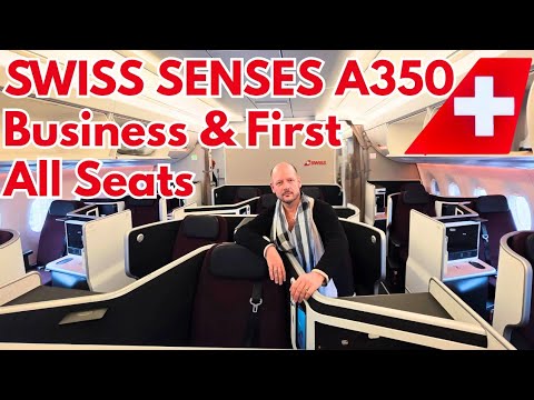 SWISS A350 "Swiss Senses" Business Class & First Class – with Miles Hack!