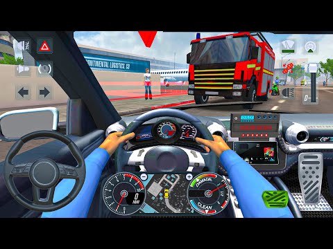 City Taxi Driving Simulator: Super sport car city traffic driving real car game - android gameplay