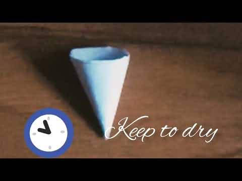 how to make mini cone icecream. in craft or a4 sheet yummy😋