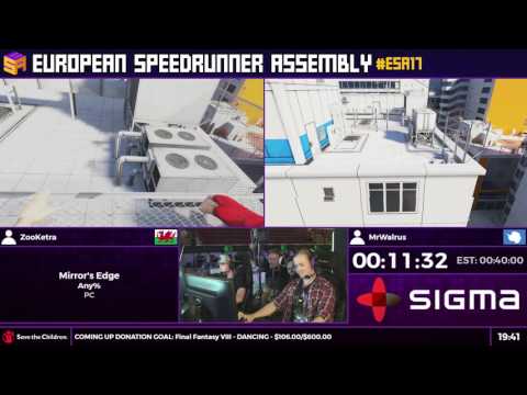 #ESA17 Speedruns - Mirror's Edge [Any%] by MrWalrus and ZooKetra