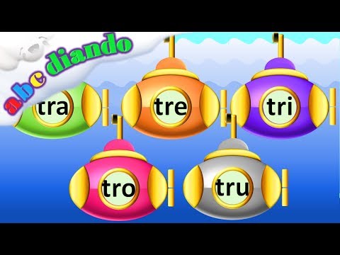 Sílabas TRA, TRE, TRI, TRO, TRU 🌟 ¡APRENDE A LEER CON SOLO 12 MINUTOS AL DÍA! 🌟