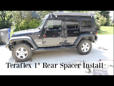 Teraflex 1" Rear Spacer Install Jeep JK