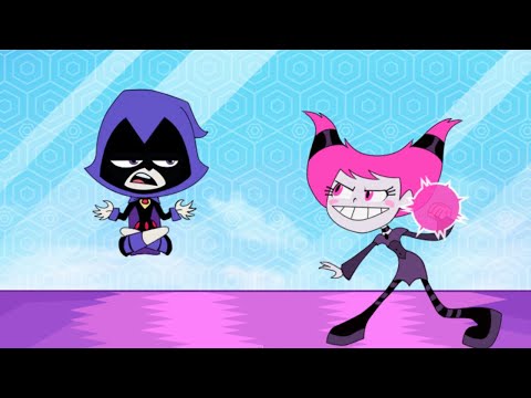 Teen Titans Go: Jump City Rescue - Jinx Made The Mistake Of Annoying Raven (CN Games)