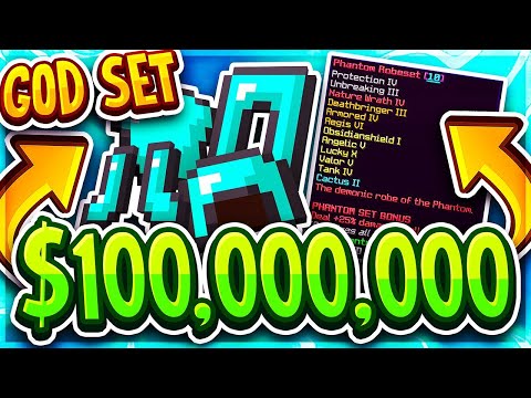$100,000,000 GOD SET CREATION (Phantom) Minecraft Factions | Cosmic Pvp | Monster [16]