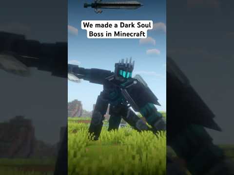 We made a Dark Soul Boss in #minecraft #minecraftmods mod name: Bosses’ Rise
