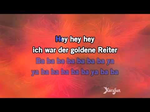 Karaoke Der Goldener Reiter - Joachim Witt *