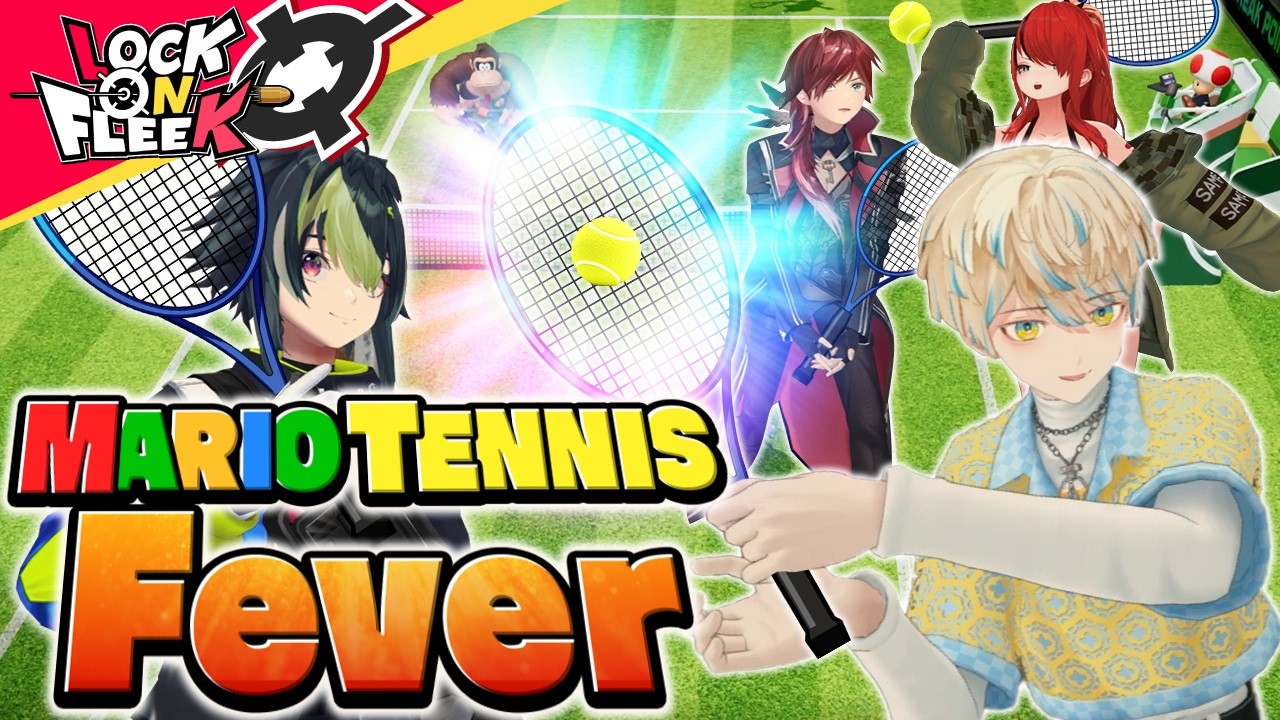 【激アツ】緋八マナ＆伊波ライがマリオテニス：ダブルス最強決定戦！