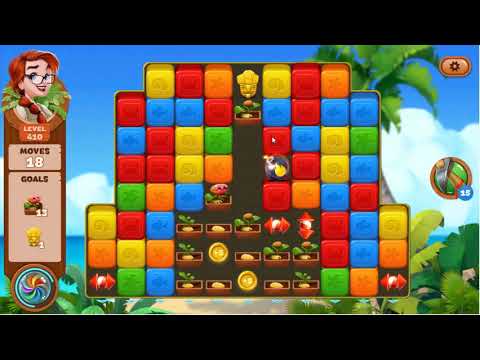 Lost Island Blast Adventure Level 410 - No Boosters