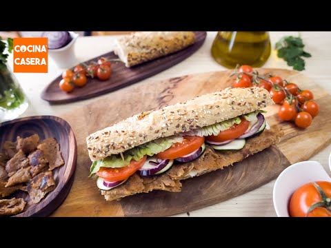 Bocadillo Vegetal con Laminado Plant-based Beef.