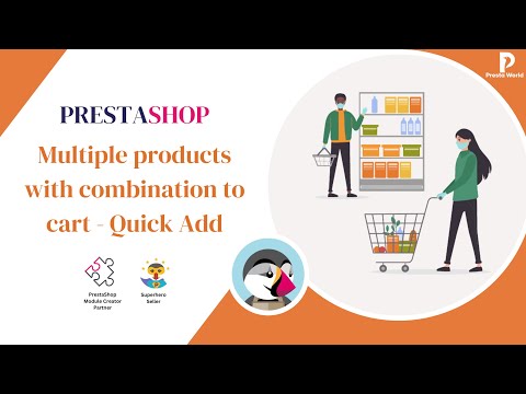 Prestashop Plugin - Multiple products with combination to cart - Quick Add