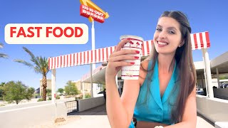 Vocabulary at a fast food restaurant - English Lesson