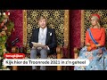 TERUGKIJKEN: de troonrede van 2021