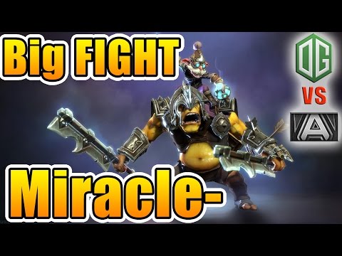 Miracle- Dota 2 [Alchemist] OG vs Alliance - Big FiGHT for LIFE
