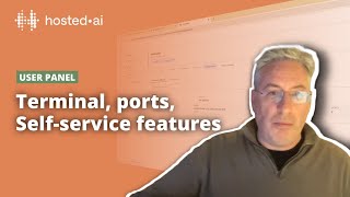 User panel - GPUaaS management