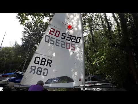 Laser Sail tuning and adjusting tips for medium winds.