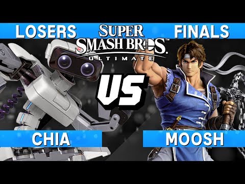 Smash Ultimate Tournament Losers Finals - Chia (ROB) vs Moosh (Richter) - S@LT 195