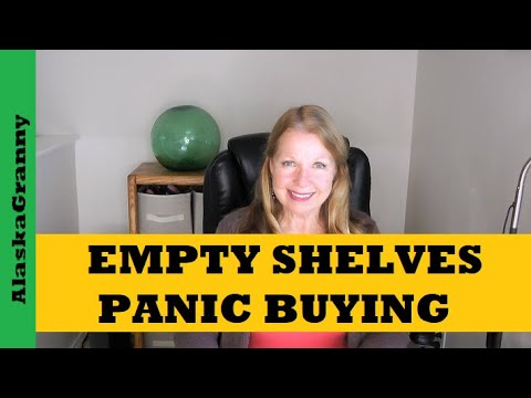 Empty Shelves Panic Buying... Best Reasons Be A Prepper...Set Prepping Goals Budget