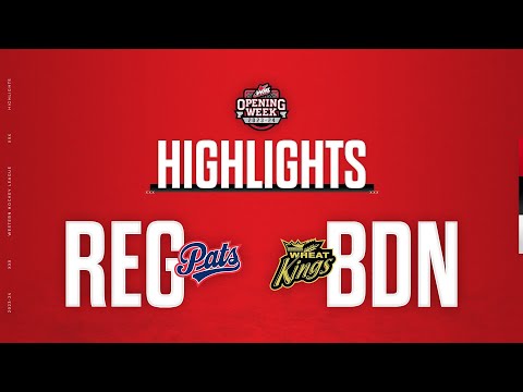 Regina Pats at Brandon Wheat Kings 9/22 | WHL Highlights 2023-24