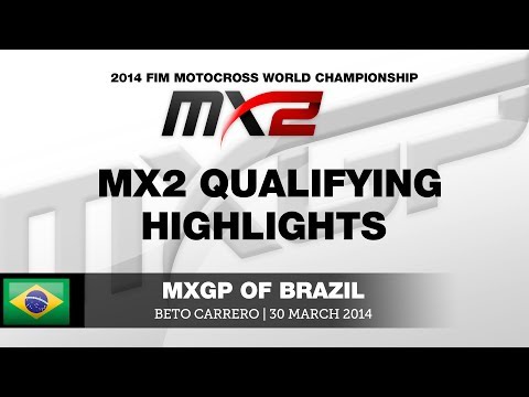 MXGP of Brazil 2014 MX2 Qualifying Highlights - Motocross