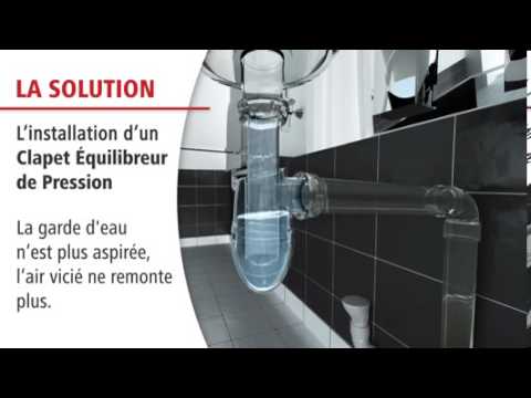 Clapet équilibreur de pression en PVC NICOLL