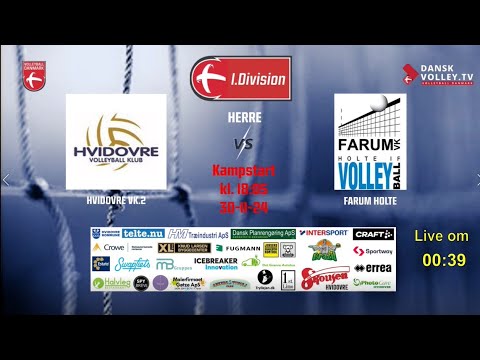 Hvidovre Vk 2 vs Farum Holte 1 division herre   30 november 2024