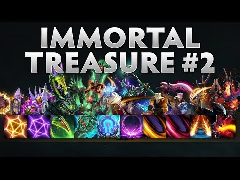 Dota 2 : Immortal Treasure 2 Unboxing & Give Away (Level 2000 Battle Pass)