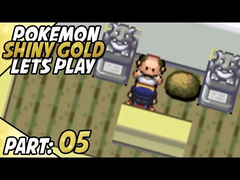 Pokemon Shiny Gold Lets Play Part 5 - 4th Gym Badge!