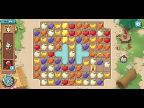 We Bare Bears Match3 Repairs Level 104 - No Boosters