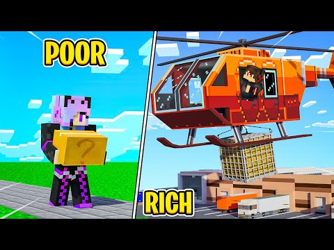 Mc flame - How I Became the RICHEST DELIVERY Person in Minecraft!
