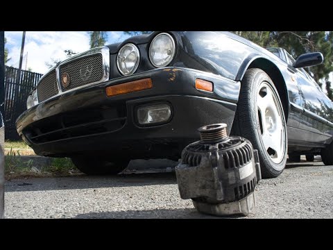 Noisy Alternator: How To Replace Alternator in a Jaguar XJR6 XJ6