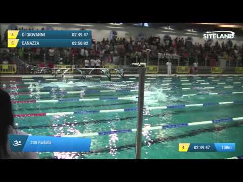 Serie 1 dei 200 Farfalla  Assoluti Femmine Master - Campionati Regionali Master 2015 VENETO e FRIUL