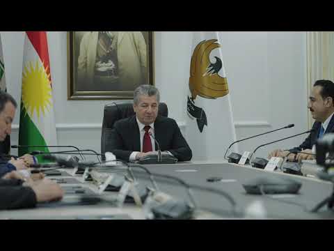 مسرور بارزاني رئيس حكومة اقليم كوردستان يجتمع مع غرفة عمليات إدارة الأزمات والكوارث 