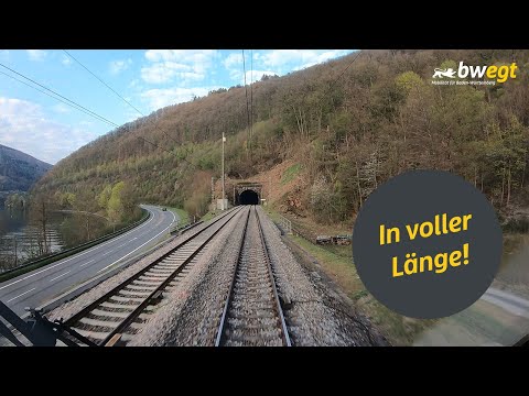 Führerstandsmitfahrt von Heilbronn nach Heidelberg mit bwegt Durch das Neckartal