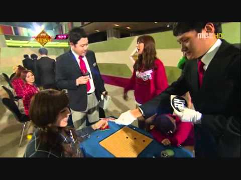 나인뮤지스 (Nine Muses) 120122 알까기 선수권대회 (Alkkagi Championships)