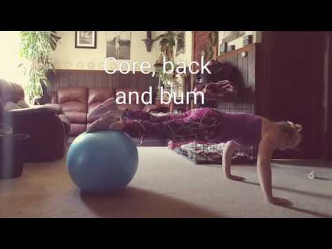 Core, back, bum workout