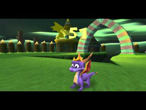 Spyro the Dragon (PS1) walkthrough - Tree Tops